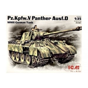 Maqueta Pz.Kpfw.V Panther Ausf.D, WWII German Tank 1:35