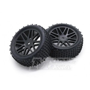 Neumático + LLanta "Y" Buggy 1:10 Delanteros
