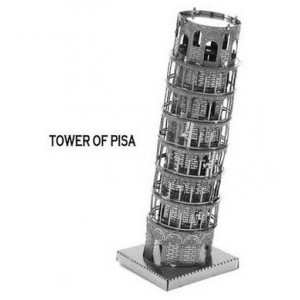 Torre de Pisa Metal 3D