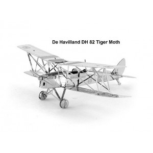 DH82 De Havilland Tiger Moth Metal 3D