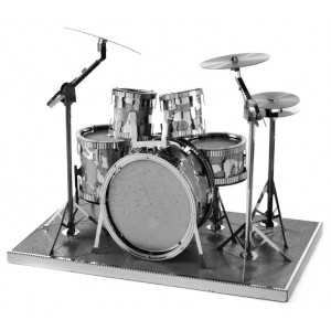 Batería Drum Set Metal 3D