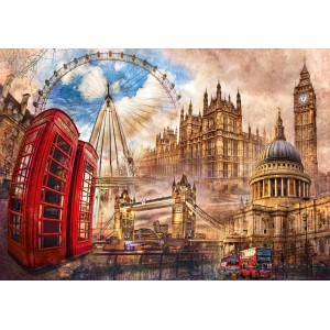 Puzzle 1500 Vintage London...